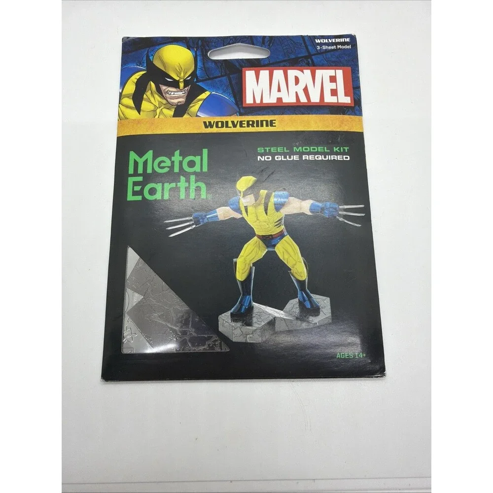 Wolverine Marvel Metal Earth Steel Model kit MMS481